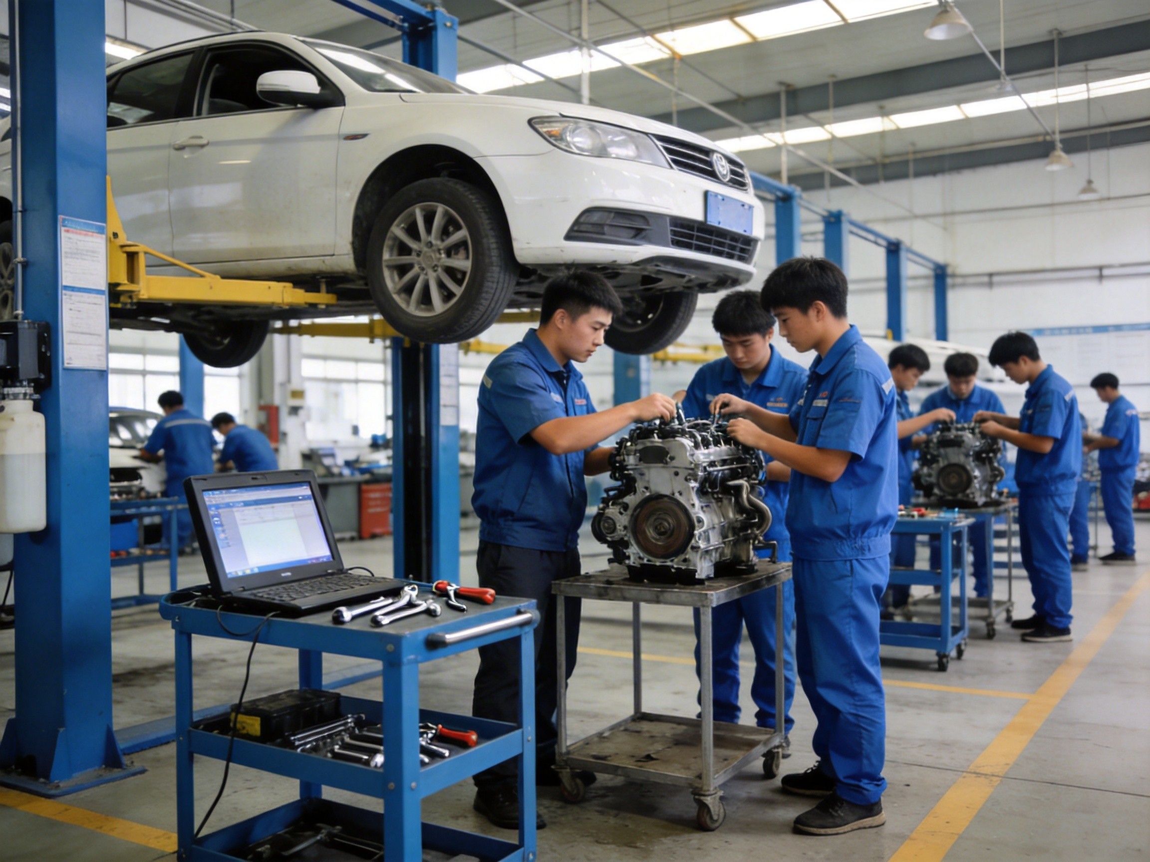 实训课堂实拍：看我校学子如何练就硬核专业技能