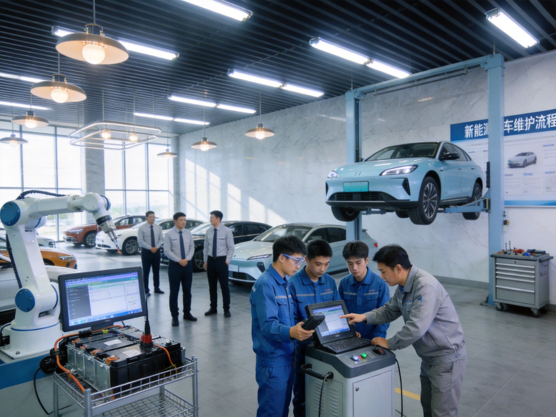 把握绿色出行新机遇——初三毕业学新能源汽车检测与维修怎么样？