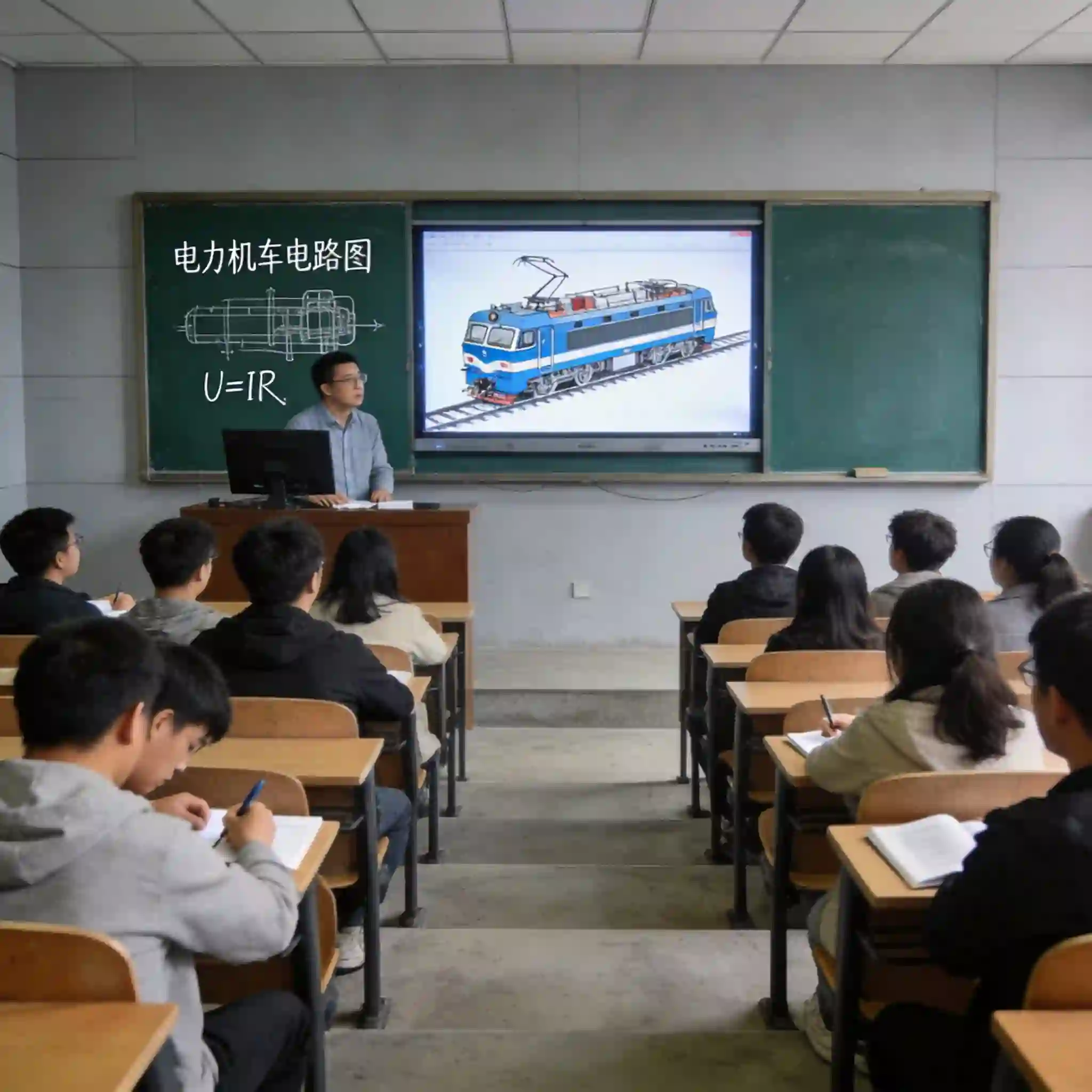 清晨六点到晚自习:电力机车专业学生的一天是怎样度过的?