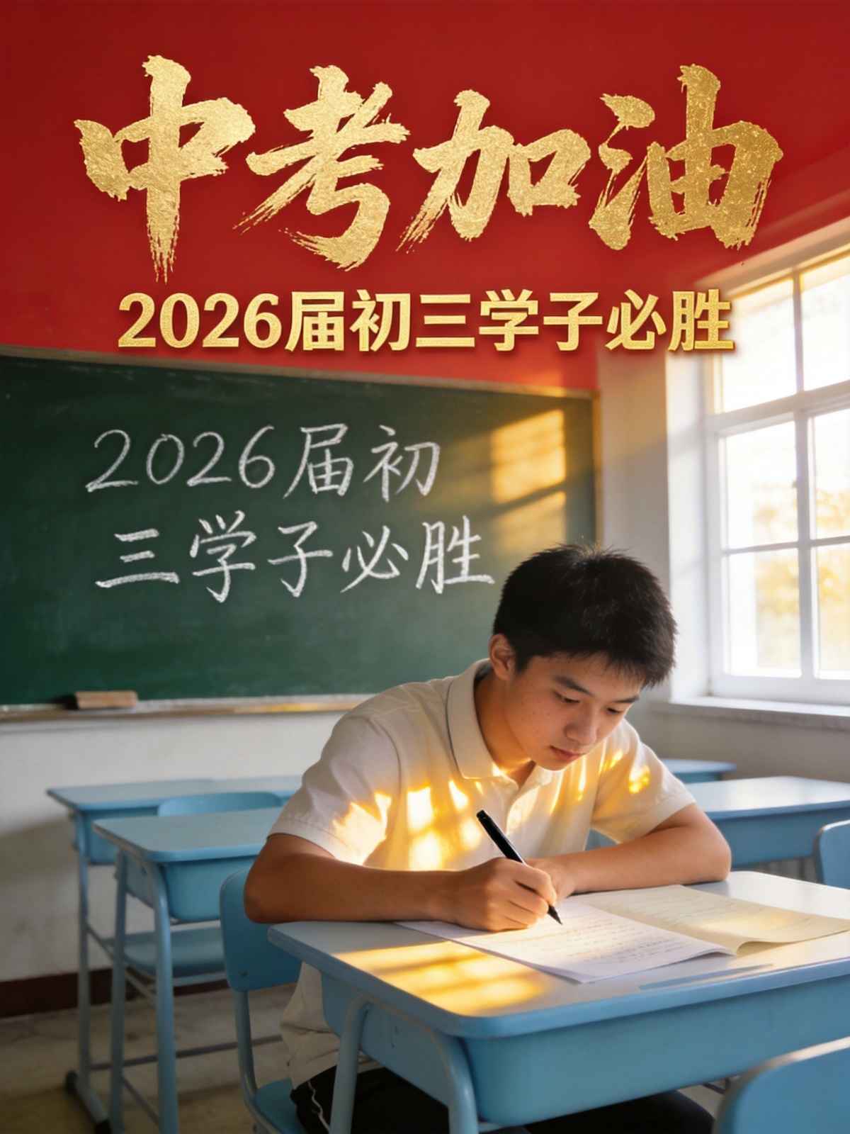 中考加油!致甘肃初三学子:你比自己想的更厉害