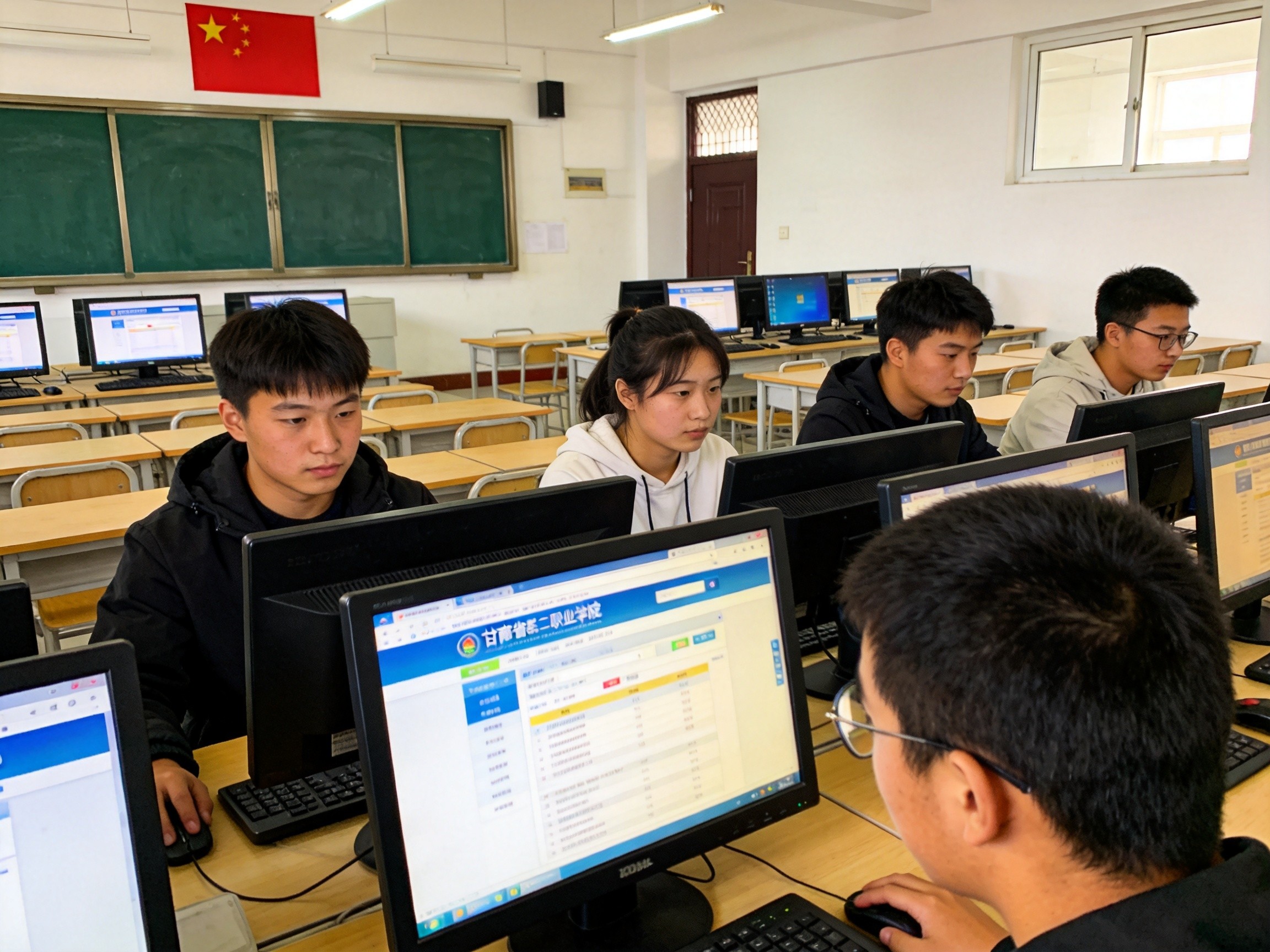 2026甘肃中职招生报名系统