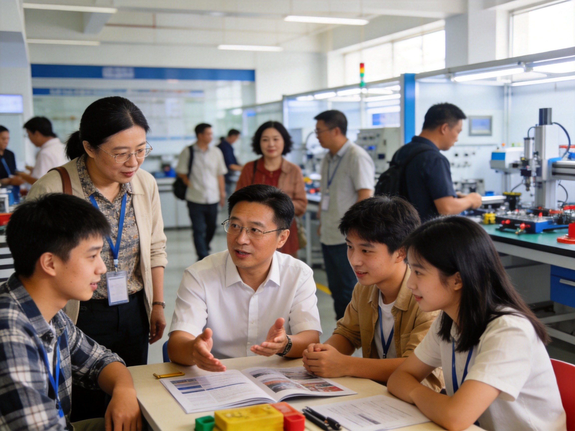 老师指导学生