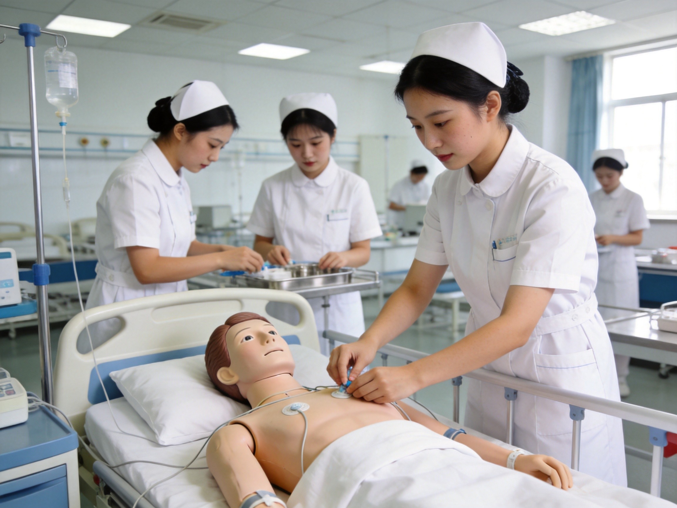 一周内两家医院放出116个护士岗,九月秋招刚开张,初中生学护理正当时