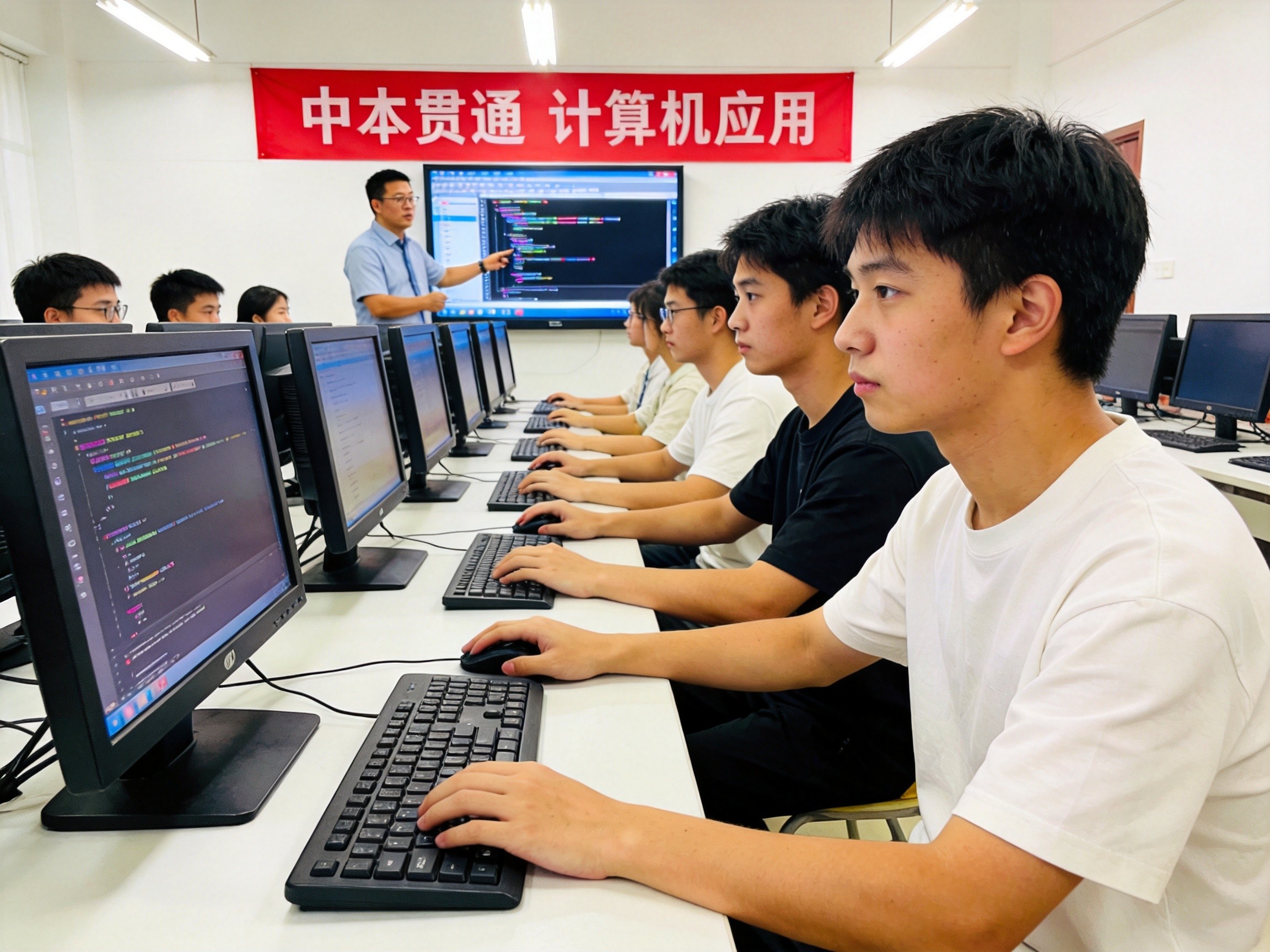中本贯通3+4实训车间实操
