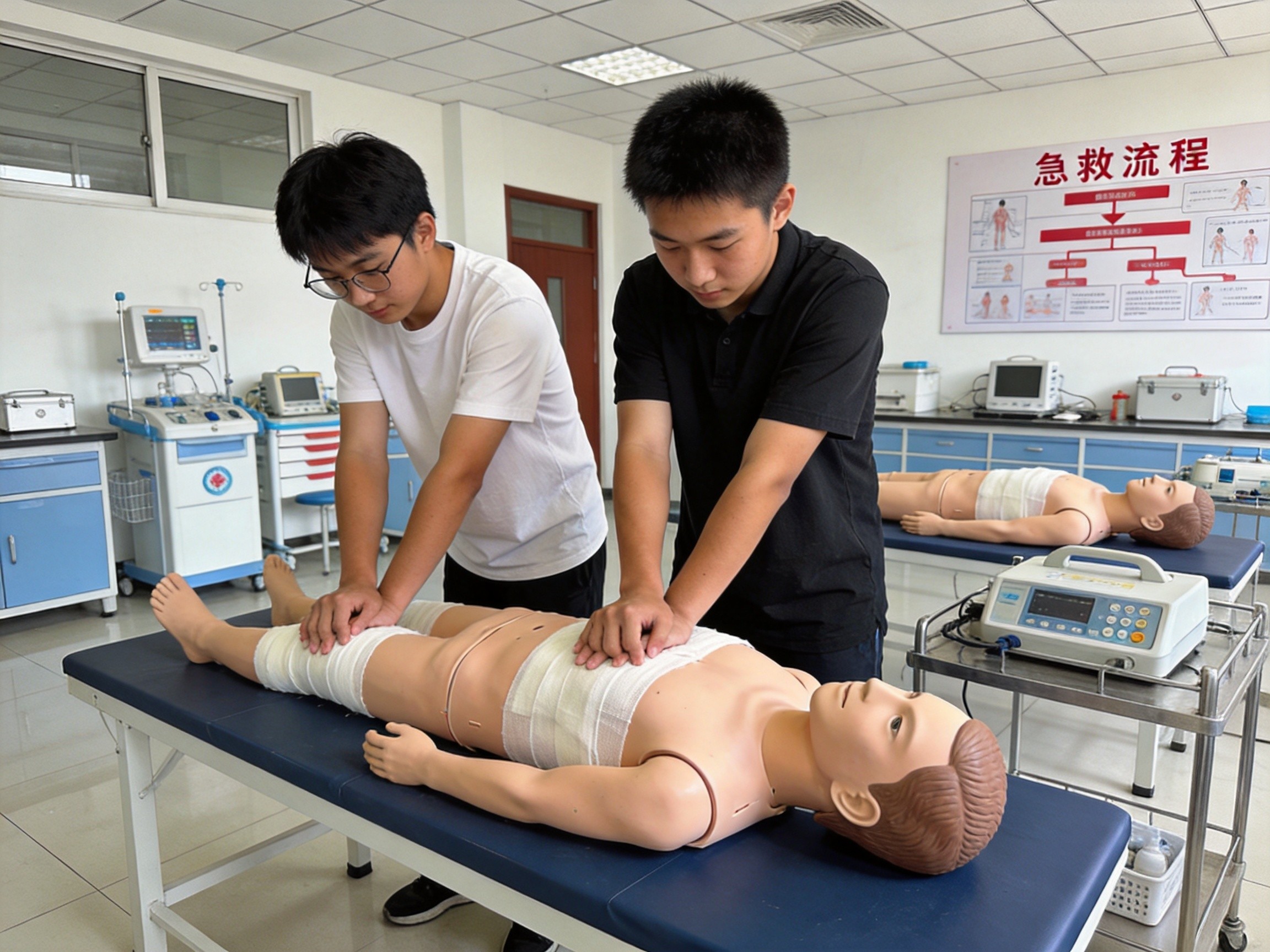 学生在教室上课
