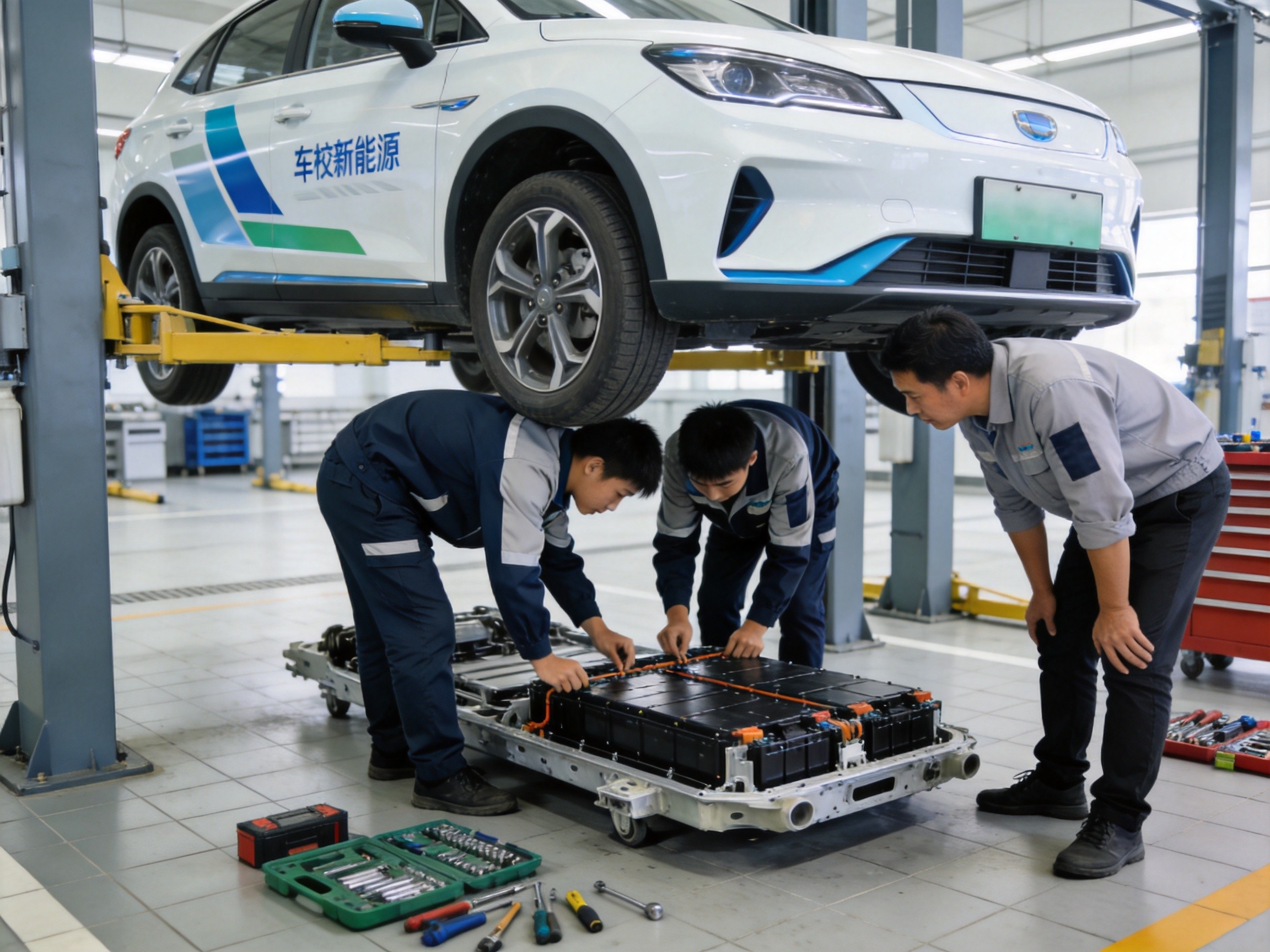 新能源车3500万辆、会修的不到10万人，缺口八成月薪一万五起，初中生学汽修正赶上好时候