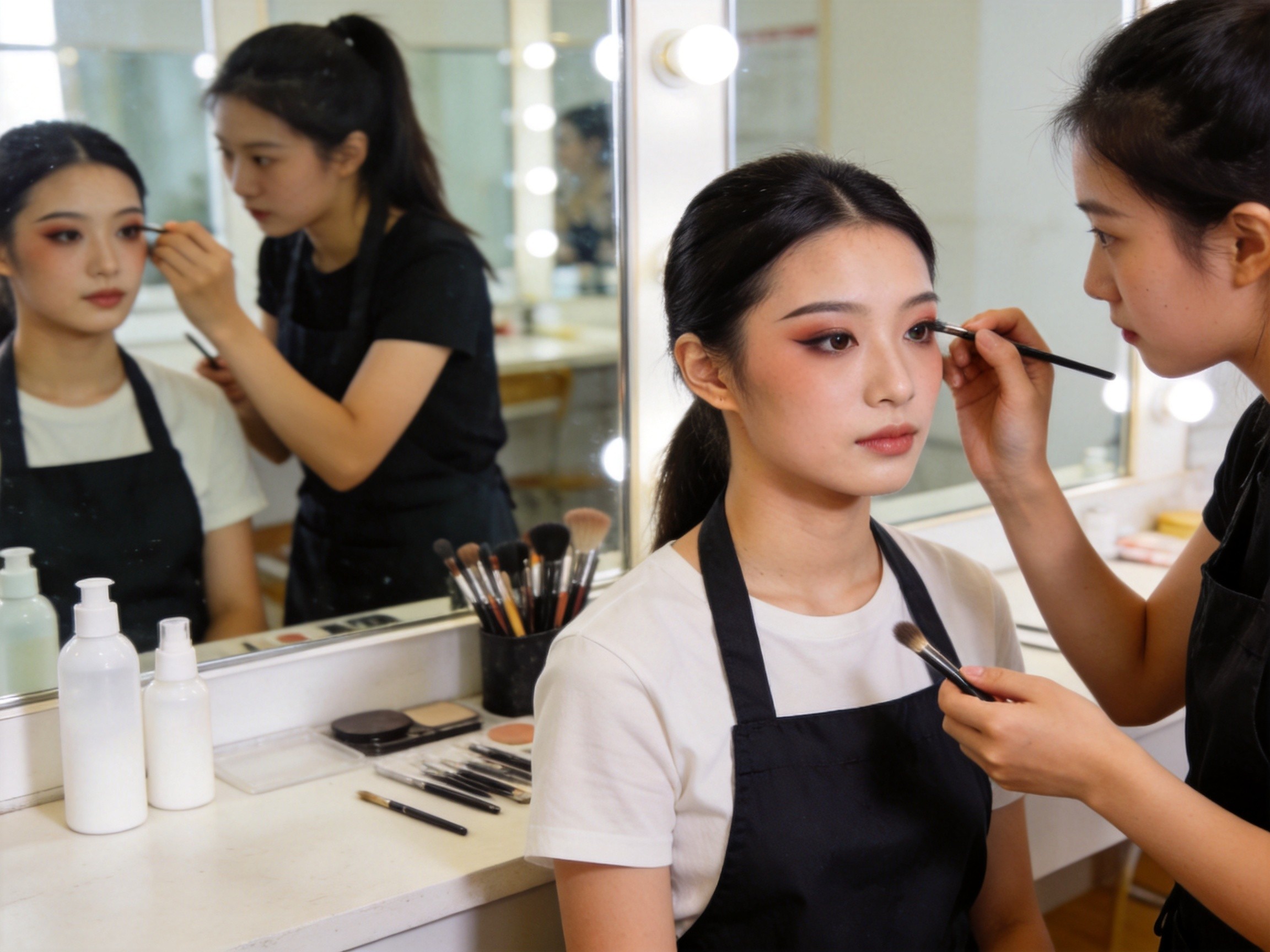 国庆婚礼扎堆，跟妆师凌晨四点开工的一天