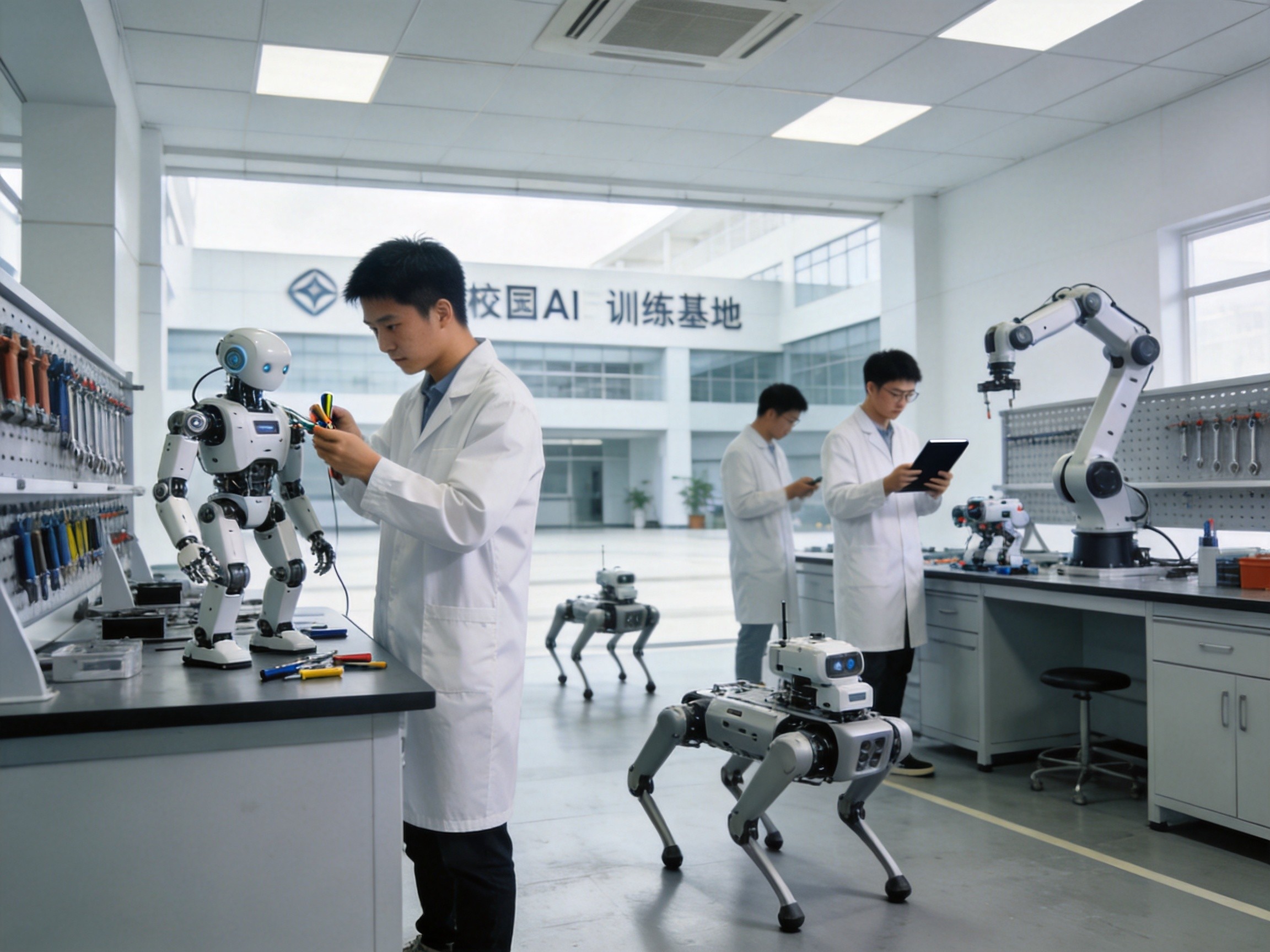 湖北宇树科技产业学院揭牌!具身智能100人新班,2026成具身智能元年