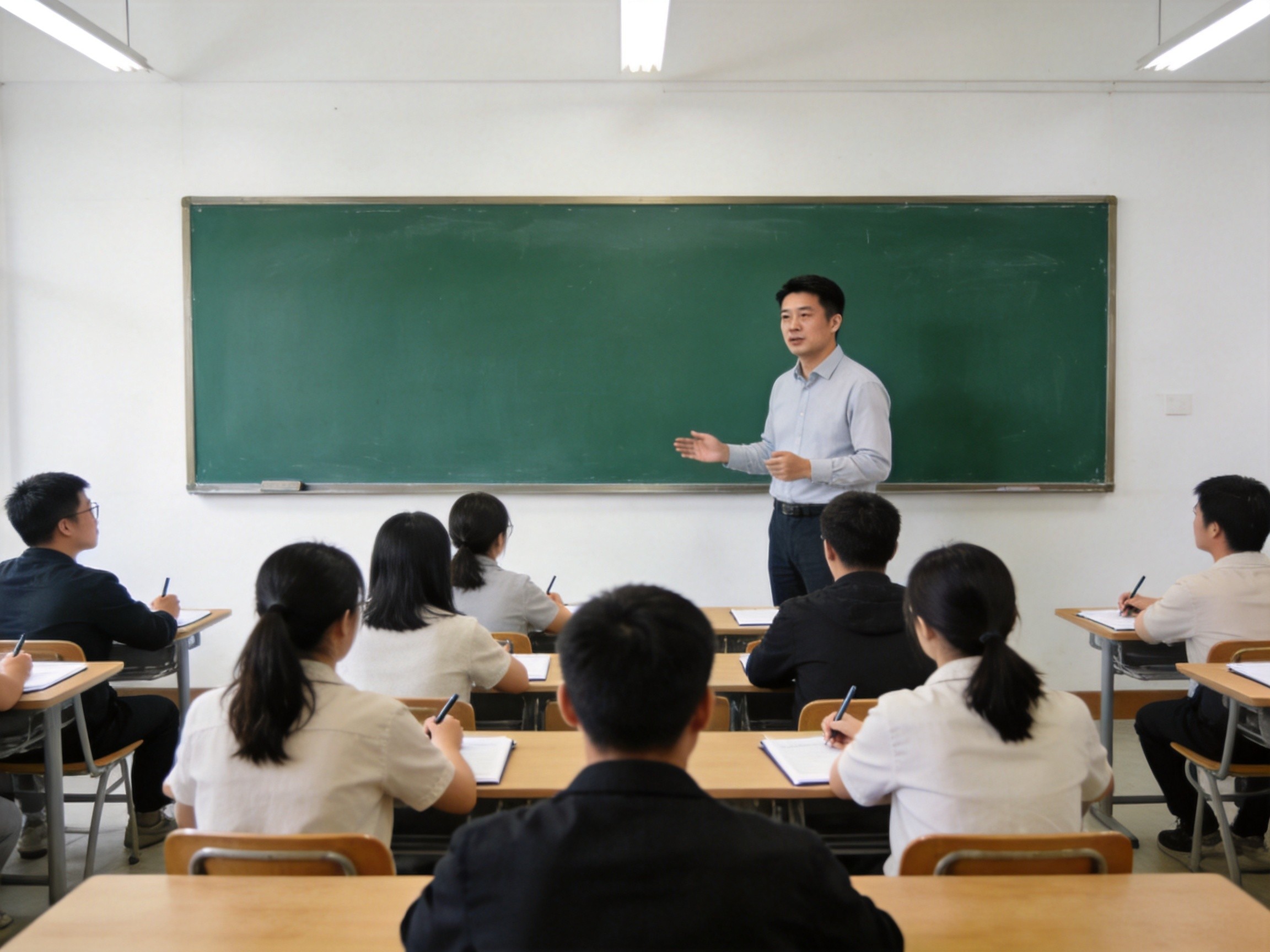中职课堂老师授课学生认真听讲